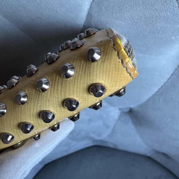 PRADA Long Wallet Studded Round Zipper - Picture 11 of 14